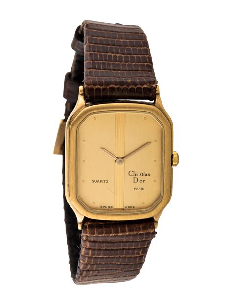 vintage dior watch gold|christian Dior watches for men.